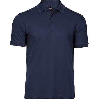TEE JAYS tj1405 / Мъжка еластична поло тениска от плътен памук - тъмносиня xxl (18140500305)