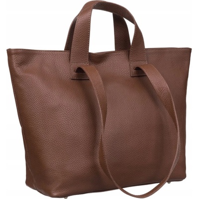 Kožená dámska shopper kabelka Artemisia hnedá