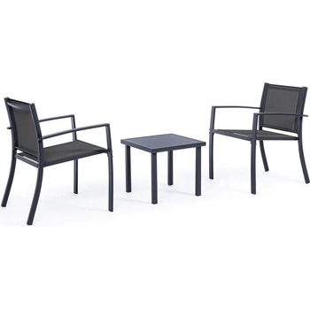 Bizzotto Градински мебели 3 бр. /комплект auri антрацит (0663396)