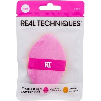 Real Techniques Miracle Side One hubka na púder + Side Two hubka na tekutý make-up