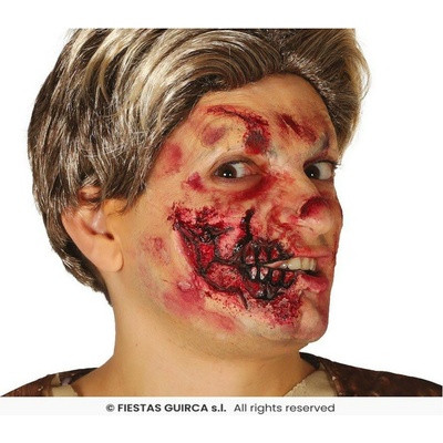 Guirca jizva na tvář latexová