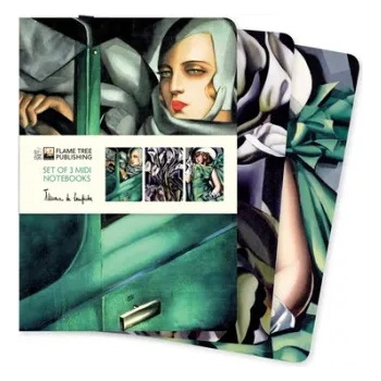 Flame Tree Publishing Tamara de Lempicka Set of 3 Midi Notebooks