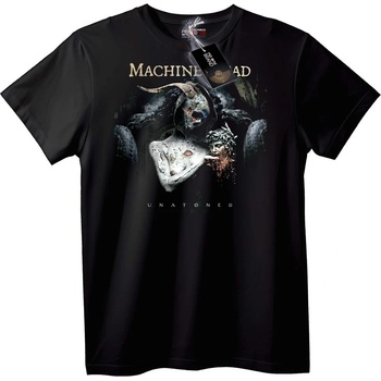 NOONEBRAND Тениска Machine Head Неукротен - 4XL, White
