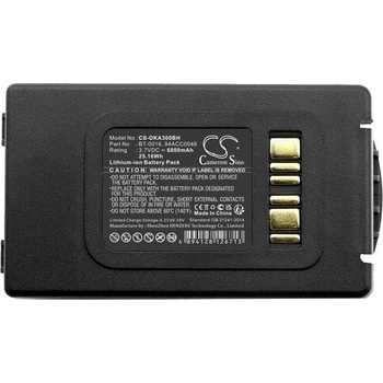 Cameron sino Батерия за баркод скенер Datalogic Skorpio X3 X4 BT-0016 LiIon 3.7V 6800mAh Cameron Sino (CS-DKA300BH)