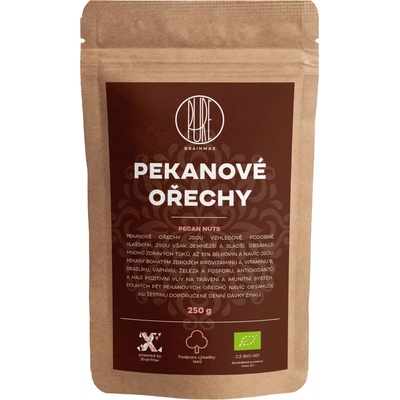 BrainMax Pure Pekanové ořechy Bio 250 g