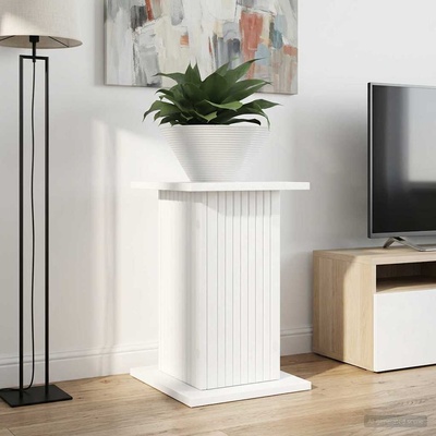 vidaXL Стойка за растения 2 бр. Бяло 30, 5 x 30 x 43 см (899799)