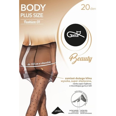 Gatta punčochové kalhoty Body plus Fashion 01 20 DEN černá