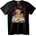 NOONEBRAND Тениска Запази Спокойствие Мече - 3XL, Black