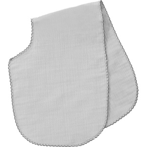 BabyJem Пелена за рамо от муселин BabyJem - Сива, 22 х 57 cm (804) - baby