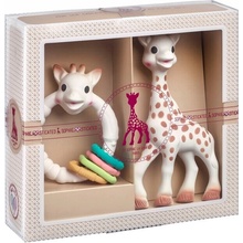 Sophie La Girafe Gumová kousátko s chrastítkem vícebarevné