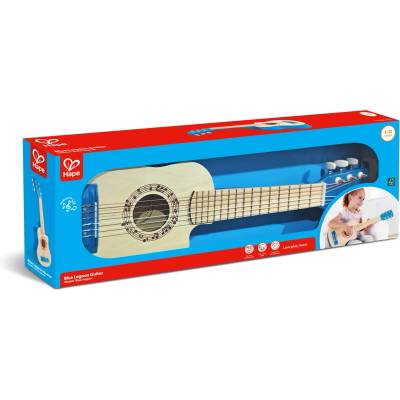 Hape Дървен музикален инструмент Hape - Китара, Синя лагуна (H0601)