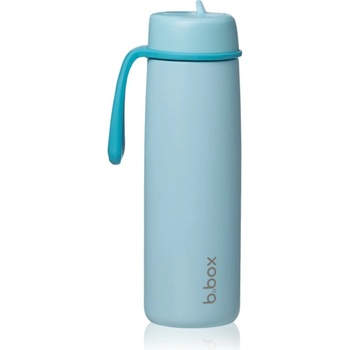 b.box Stainless Steel Thermos Bottle термобутилка със сламка Lagoon 690ml