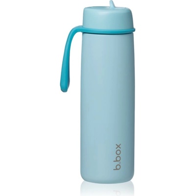 b.box Stainless Steel Thermos Bottle термобутилка със сламка Lagoon 690ml