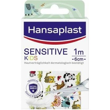 Hansaplast Sensitive náplasť Zvieratka 1 m x 6 cm