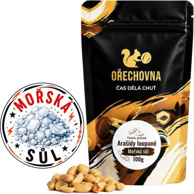 Ořechovna Pražené arašídy Mořská sůl 100 g