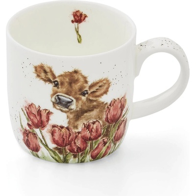 Wrendale porcelánový hrnek Bessie s telátkem 310 ml