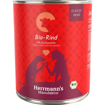 Herrmanns Classic bio Menu bio hovädzie s bio pohánkou 12 x 800 g