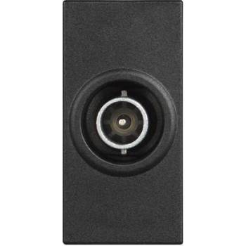 BTicino Розетка TV индивидуална тип коаксиал 1 мод. цвят Черен /блистер/ Classia - RG4202D (RG4202D)