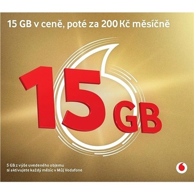 Vodafone SIM edice Zlatá karta – Zboží Mobilmania