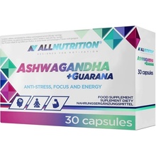 All Nutrition Ashwagandha + Guarana 30 kapsúl