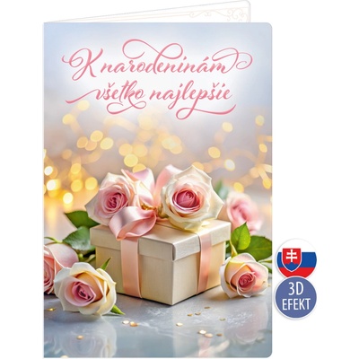 ARGUS Blahoželanie k narodeninám 3D 75-9030