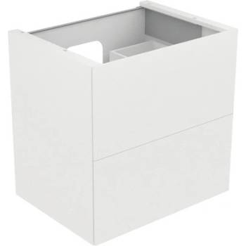 Kúpeľňová skrinka pod umývadlo KEUCO Edition 11 lesklá biela 70 x 70 x 53,5 cm 31342300100