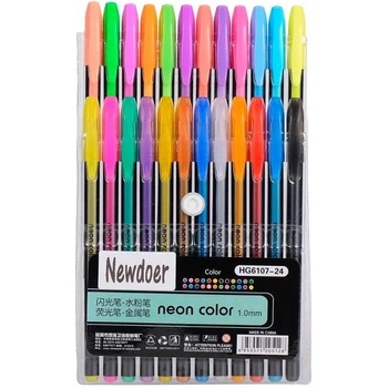 Image 1 of Гел химикали цветно мастило 24 цвята 6107-24