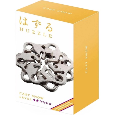 Метален логически пъзел Hanayama - Cast Puzzle Snow Huzzle (515017)