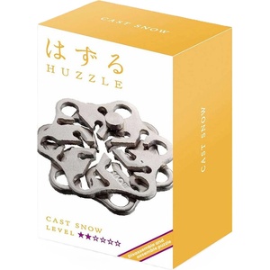 Hanayama Метален логически пъзел Hanayama - Cast Puzzle Snow Huzzle (515017)