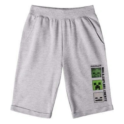 Bermudy MINECRAFT F UK s23 60581 - 372 šedá