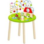 Viga Toys - Детска дървена маса с различни активности - Животът на село (50670)