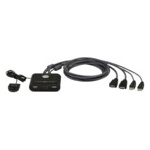 ATEN Превключвател kvm aten cs22hf, Дву портов usb hdmi (aten-cs22hf) - pic
