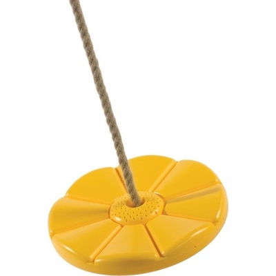 BPP okrúhla hojdačka kvet Flower swing žltý