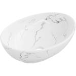 Mexen Elza 40x33 cm white stone (21014081)