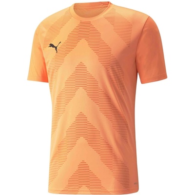 Puma pánske futbalové tričko TEAMGLORY JERSEY oranžová čierna