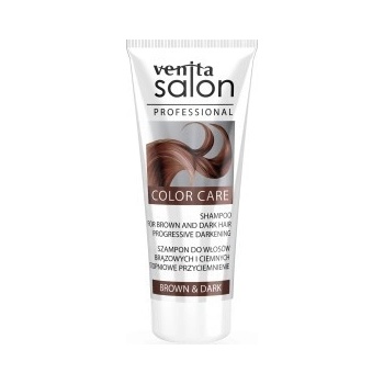 Venita Color Care Shampoo Dark Brown pro hnědé a tmavé vlasy 200 ml