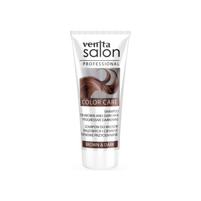 Venita Color Care Shampoo Dark Brown pro hnědé a tmavé vlasy 200 ml