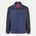 Luke Яке Luke Men's 's Ribbed Zip Lightweight Bomber Jacket - Black Navy