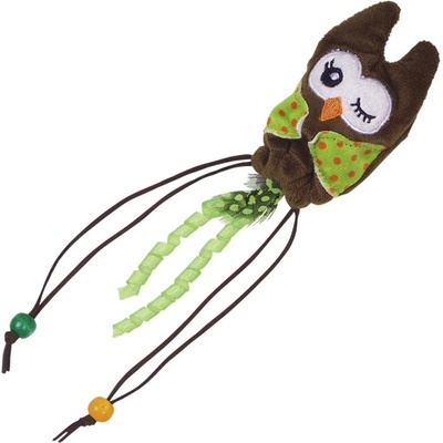 Nobby sova s ​​drevenými korálky 25 cm