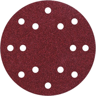 Wolfcraft 1843000 brúsny papier pre excentrické brúsky na suchý zips, s otvormi Zrnitosť 120 (Ø) 150 mm 5 ks