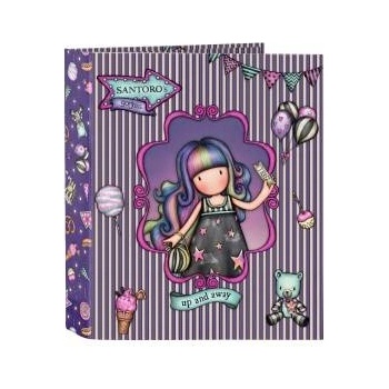 Gorjuss Папка с пръстени Gorjuss Up and away Лилав A4 (27 x 33 x 6 cm)