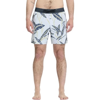 Volcom Бански гащета Volcom Lido Print swimming shorts - White (Light Blue Acid)