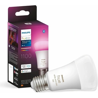 Philips Chytrá žárovka Hue Bluetooth 9W, E27, White and Color Ambiance – Hledejceny.cz