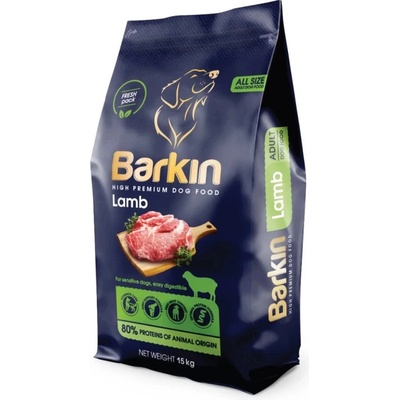 Barkin High Premium Adult Lamb 15 kg