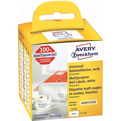 Avery Zweckform AS0722440 Termoetikety na roli 54x70mm 320 ks