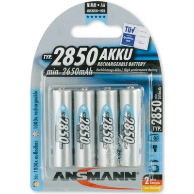 Ansmann Mignon AA 2850mAh 4ks 07522 – Zbozi.Blesk.cz