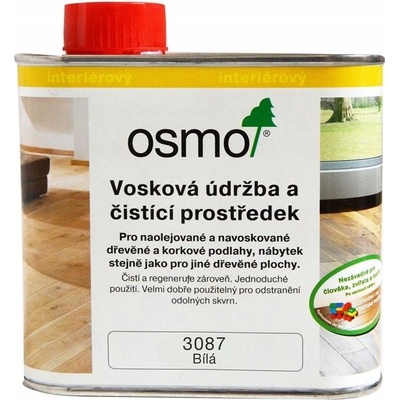 Osmo 3087 Vosková údržba a čistící prostředek 5 l Bílý