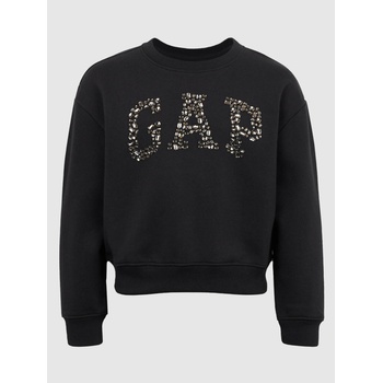 GAP Детски суитшърт с логото на GAP GAP | Cheren | Момичешки | 140-146