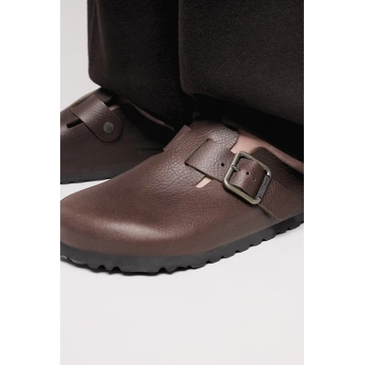 Birkenstock Кожени чехли Birkenstock Boston Vintage Wood Wire Buckle (1030703)