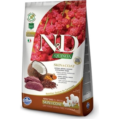 N&D dog Quinoa Adult All Breed Skin & Coat Venison 7 kg